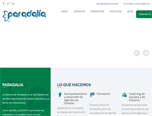 Tablet Screenshot of paradalia.com